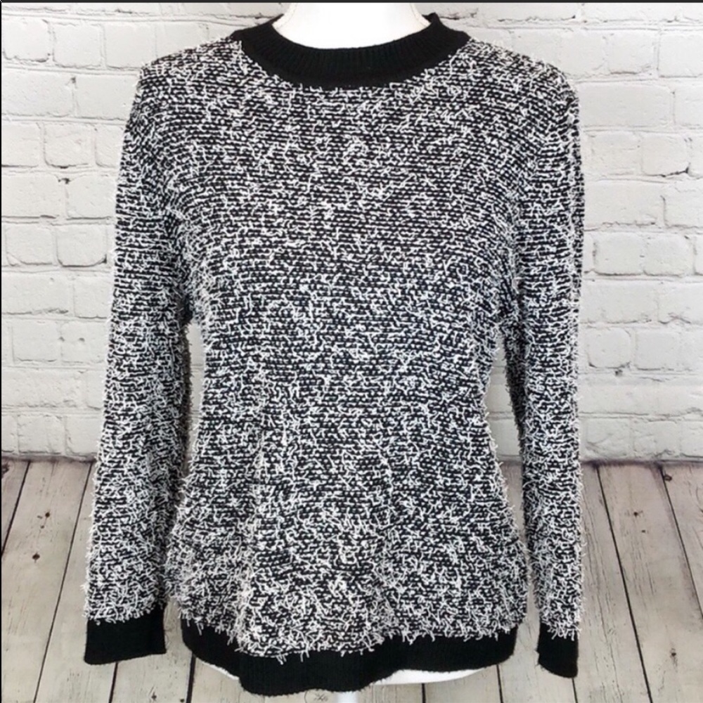 Calvin Klein | frilly fitted sweater long sle